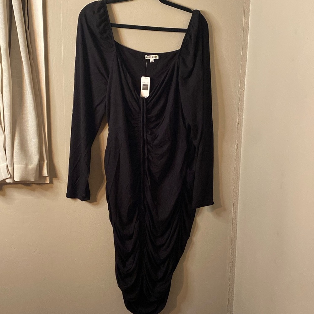 Bump Biddy 3X maternity black dress